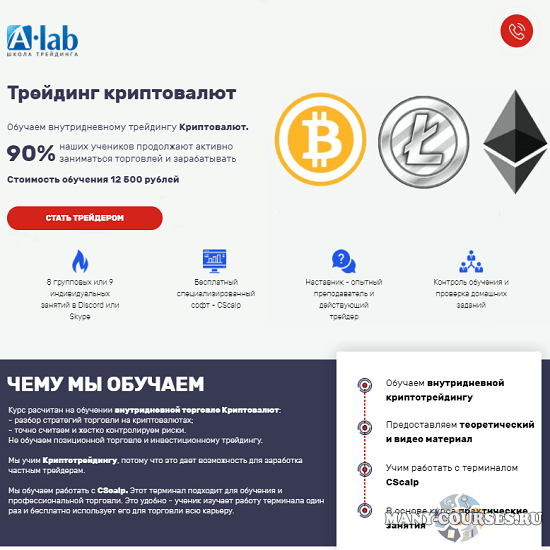 A-lab - Трейдинг криптовалют (2021)